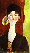 Amedeo Modigliani Portrait of Beatris Hastings oil painting